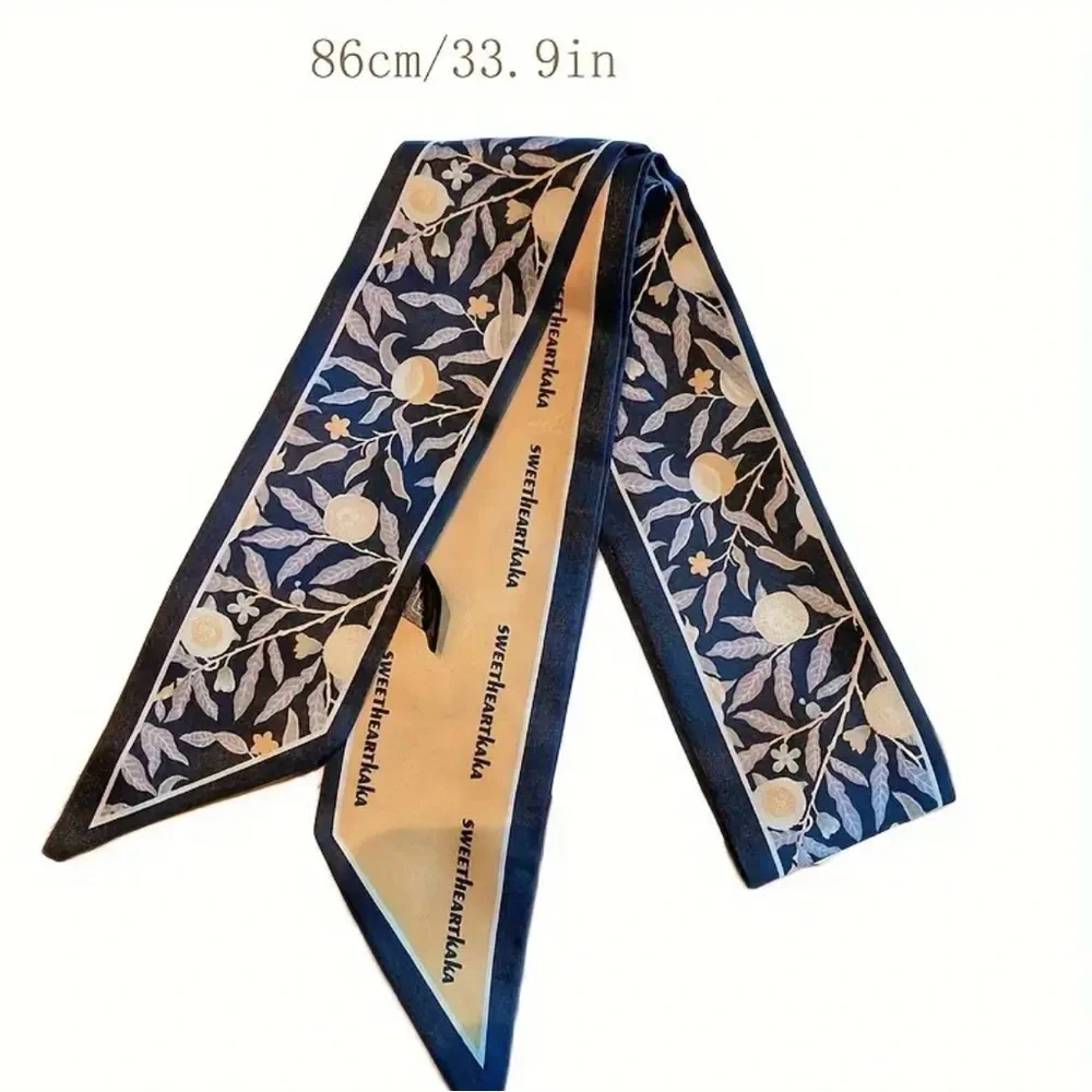 4 Peace‎ Set Satin Style Plant Leaf Print Twillys